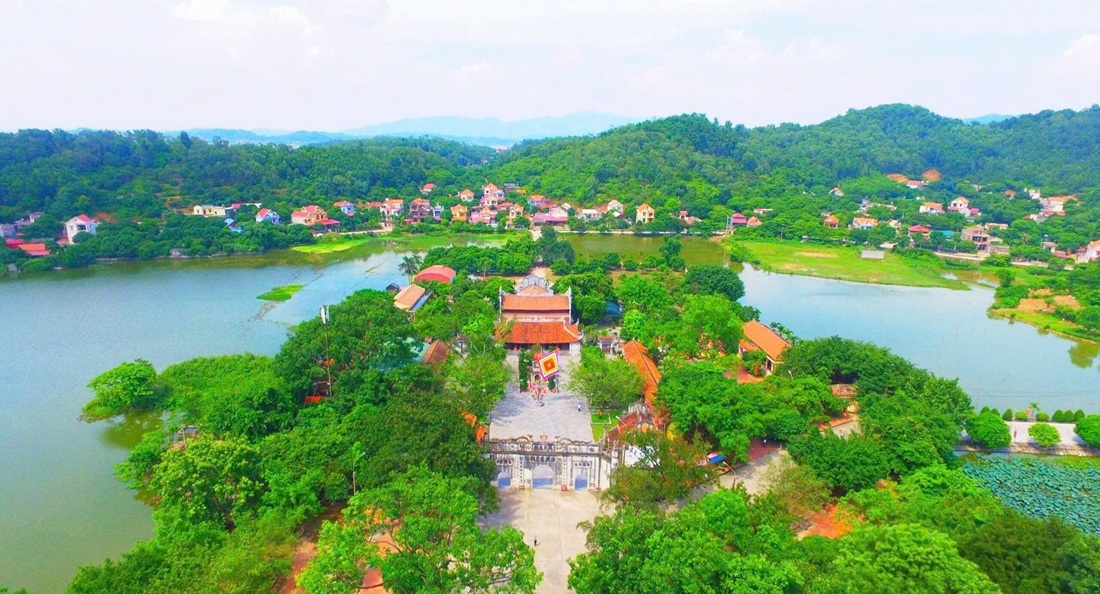 Dự &aacute;n tu bổ, t&ocirc;n tạo v&agrave; ph&aacute;t huy gi&aacute; trị khu di t&iacute;ch đền Kiếp Bạc c&oacute; tổng vốn đầu tư hơn 1.156 tỷ đồng. Ảnh: Th&agrave;nh Chung