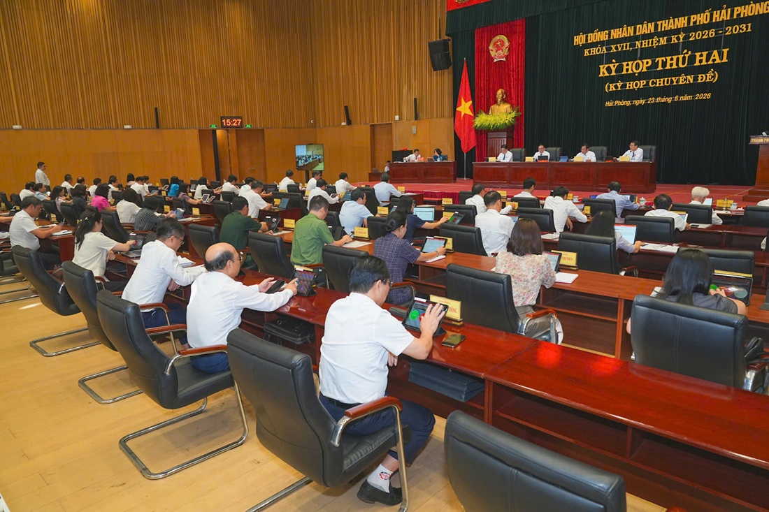Kỳ họp thứ 2 HĐND thành phố Hải Phòng khóa XVII, nhiệm kỳ 2026 - 2031 đã thông qua 13 nghị quyết quan trọng