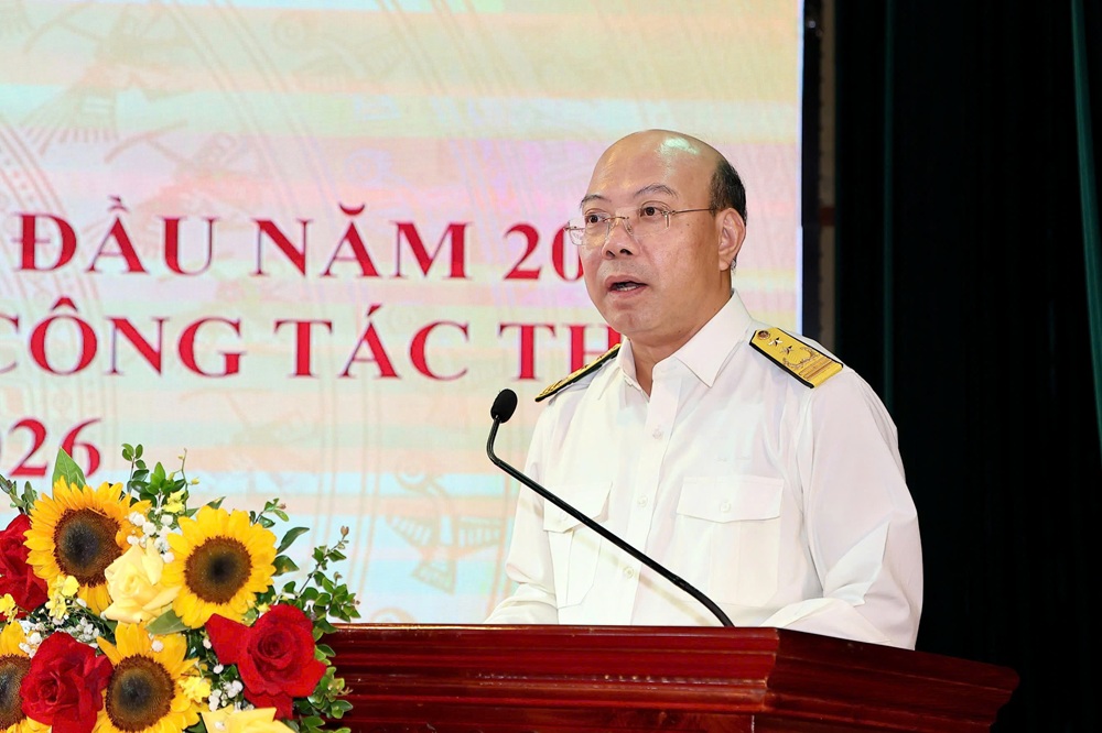 &Ocirc;ng Nguyễn Tiến Trường, Trưởng Thuế th&agrave;nh phố Hải Ph&ograve;ng ph&aacute;t biểu