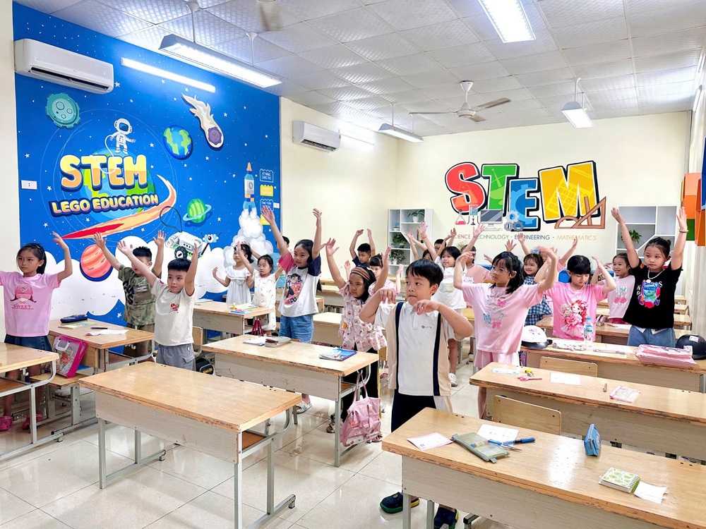 Một tiết học tại Trường Tiểu học Nguyễn Tri Phương, phường Hồng B&agrave;ng