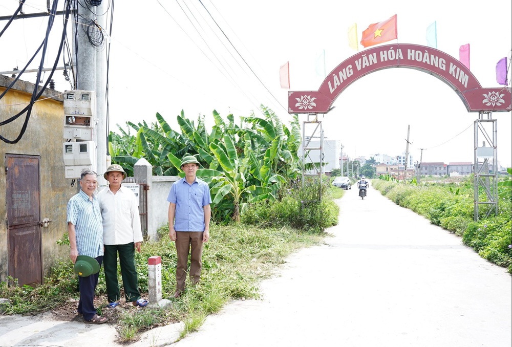 Đoạn tuyến đường sắt đi qua xã Yết Kiêu có chiều dài khoảng 3 km, qua 7 thôn với tổng diện tích thu hồi khoảng 16,23 ha. Ảnh: Hải Minh