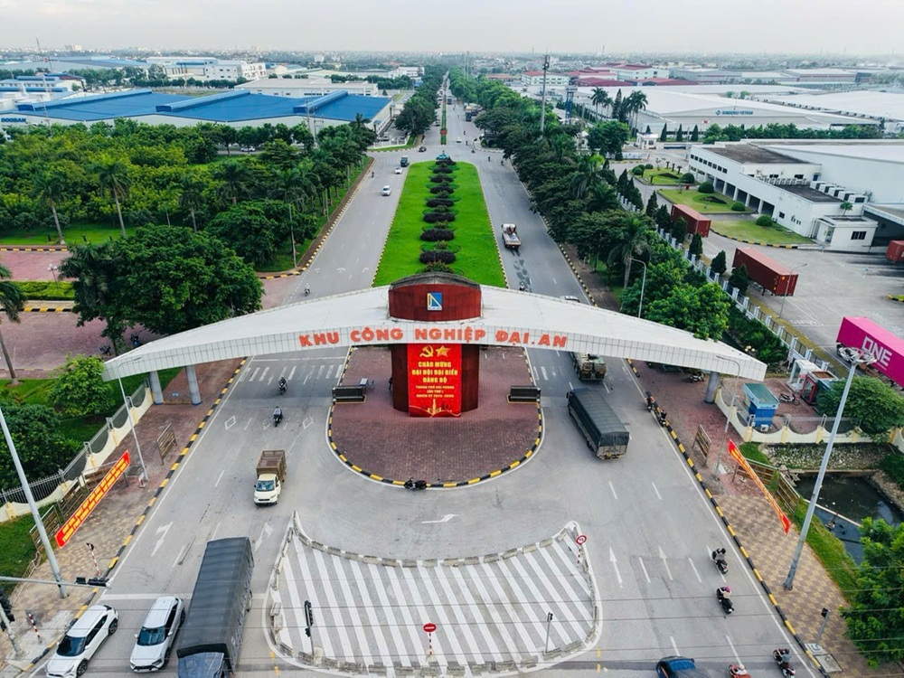 Với hơn 22 năm x&acirc;y dựng, ph&aacute;t triển Hệ sinh th&aacute;i Khu c&ocirc;ng nghiệp, đến nay Khu c&ocirc;ng nghiệp Đại An đ&atilde; thu h&uacute;t 97 Dự &aacute;n FDI đến từ 15 quốc gia v&agrave; v&ugrave;ng l&atilde;nh thổ 
