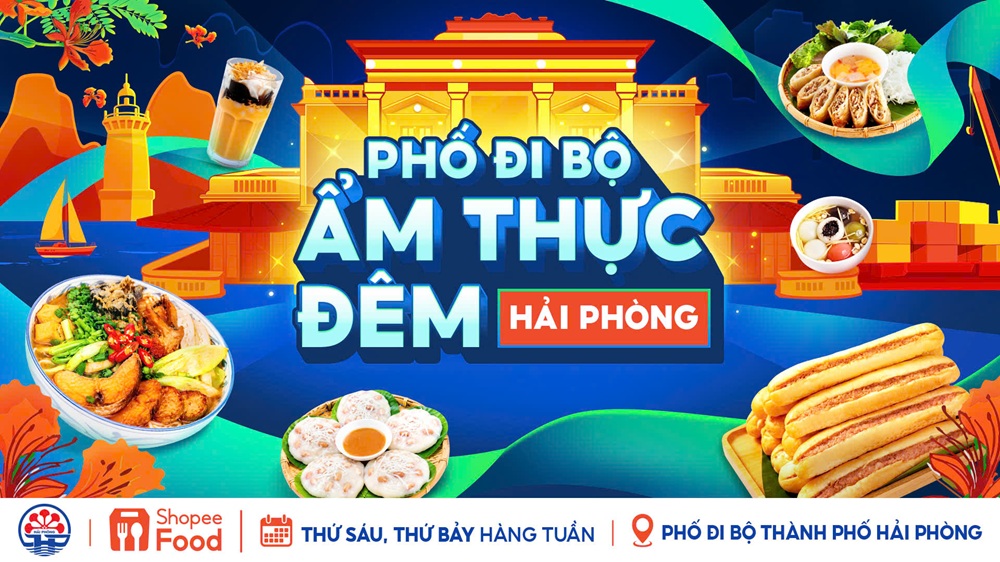 TP. Hải Ph&ograve;ng sẽ tổ chức chương tr&igrave;nh &ldquo;Phố đi bộ ẩm thực đ&ecirc;m th&agrave;nh phố Hải Ph&ograve;ng&rdquo; tại khu vực Dải vườn hoa Trung t&acirc;m v&agrave; Nh&agrave; h&aacute;t th&agrave;nh phố