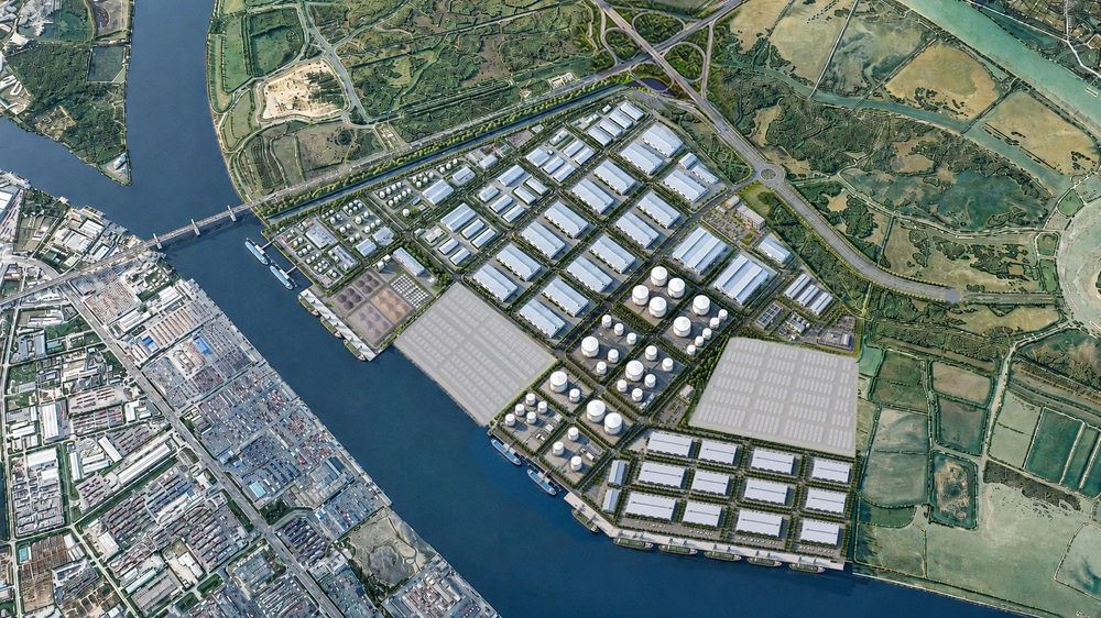 Phối cảnh KCN Bạch Đằng II.