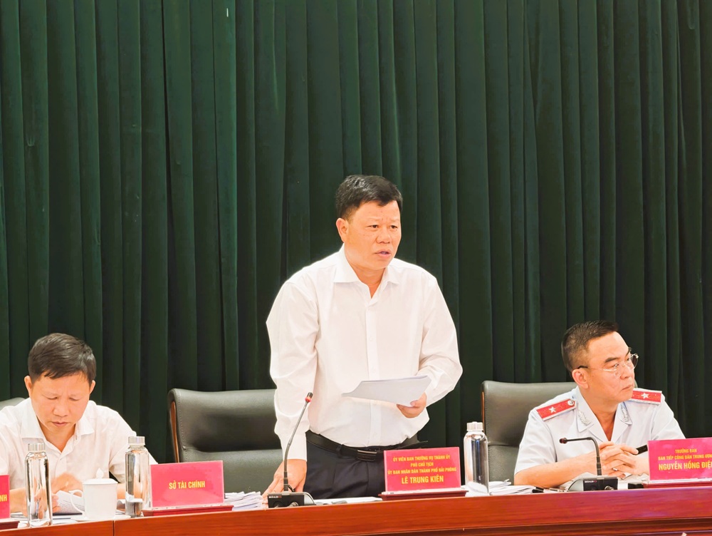 Ông Lê Trung Kiên, Phó chủ tịch UBND TP. Hải Phòng