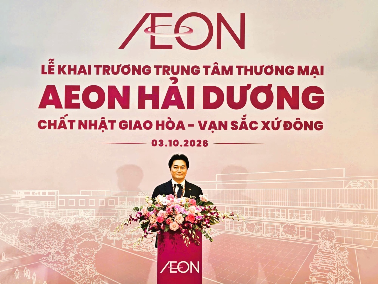 &Ocirc;ng Tezuka Daisuke, Th&agrave;nh vi&ecirc;n Ban điều h&agrave;nh Tập đo&agrave;n AEON, Trưởng đại diện Tập đo&agrave;n AEON tại Việt Nam ki&ecirc;m Tổng gi&aacute;m đốc AEON Việt Nam