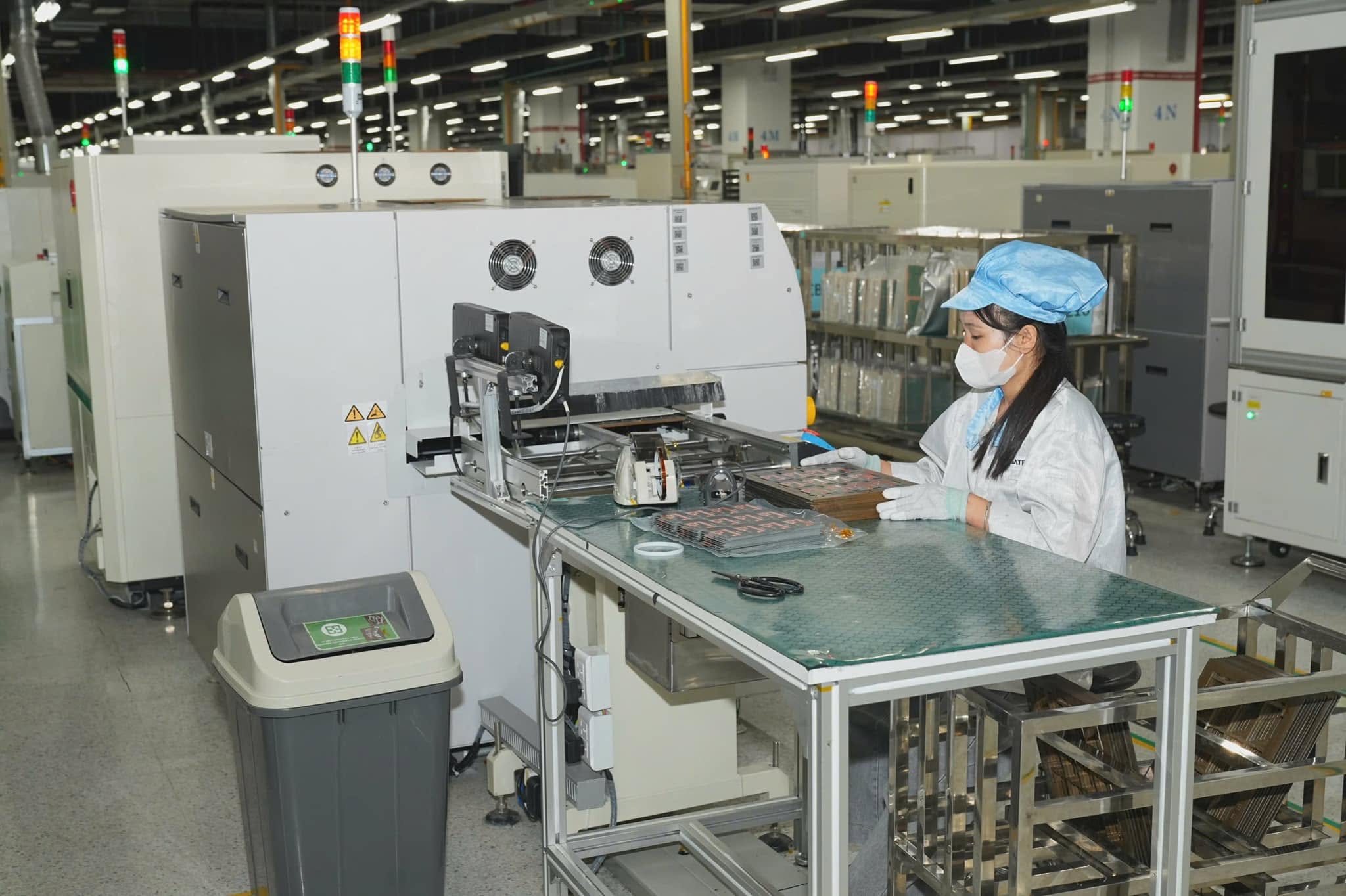 Nhà máy sản xuất của Công ty Pegatron Việt Nam trong Tổ hợp Khu công nghiệp DEEP C Hải Phòng