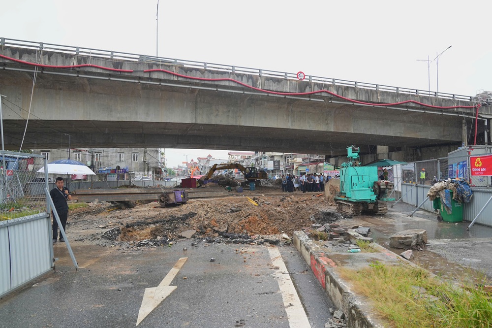 Dự án đầu tư xây dựng tuyến đường nối Quốc lộ 5 với Quốc lộ 10 đoạn đường Trường Chinh được thực hiện từ năm 2025 đến năm 2029 từ nguồn vốn ngân sách thành phố. Ảnh: Đàm Thanh