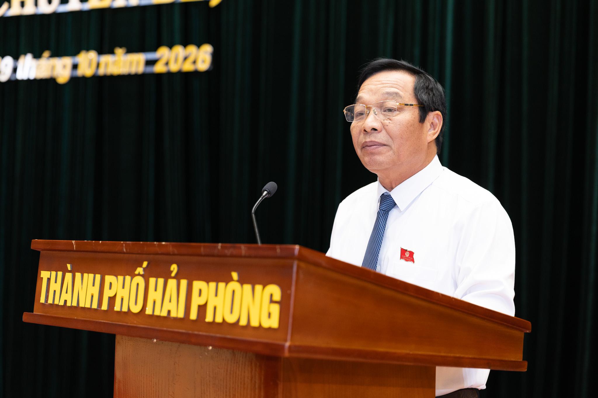 &Ocirc;ng L&ecirc; Văn Hiệu, Chủ tịch HĐND TP. Hải Ph&ograve;ng