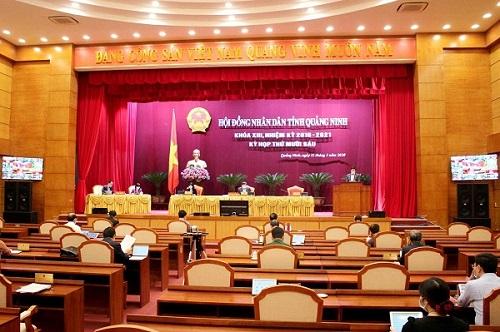 Kỳ họp thứ 16 của HĐND tỉnh Quảng Ninh tổ chức dưới hình thức trực tuyến