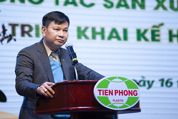 Ông Đặng Quốc Dũng, Chủ tịch Hội đồng quản trị Nhựa Tiền Phong sự đoàn kết và tin tưởng lẫn nhau của đại gia đình Nhựa Tiền Phong.