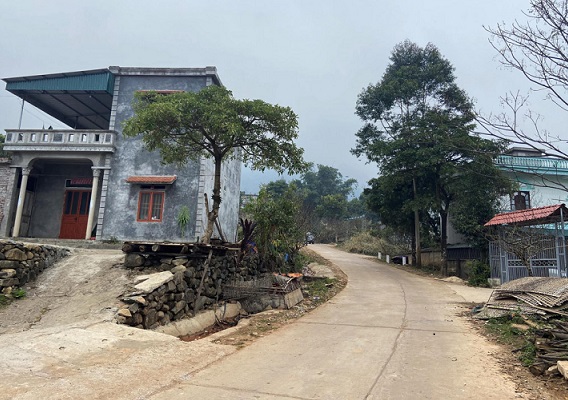 100% đường nội thôn trên địa bàn xã Húc Động, huyện Bình Liêu, đã cơ bản được cứng hóa.