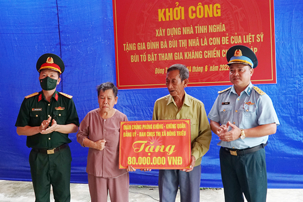 Từ năm 2013 đến nay, Quảng Ninh đã hỗ trợ nhà ở cho gần 10.000 gia đình có công với tổng kinh phí trên 300 tỷ đồng. Nguồn ảnh: baoquangninh.com.vn