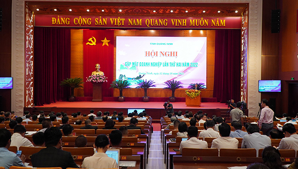 Tỉnh Quảng NInh gặp gỡ gần 700 doanh nghiệp, doanh nhân nhân dịp kỷ niệm Ngày doanh nhân Việt Nam 13/10.