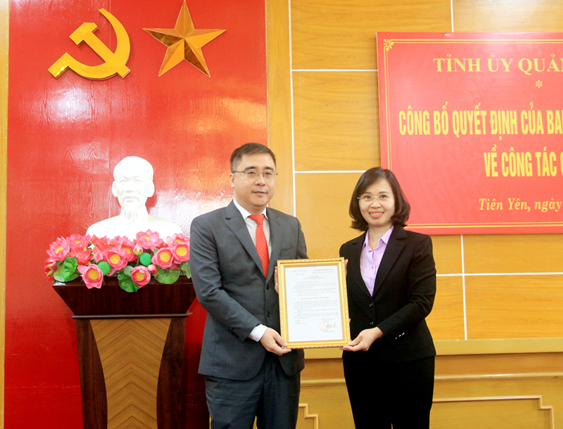 giữ chức vụ Bí thư huyện Tiên Yên nhiệm kỳ 2020 - 2025