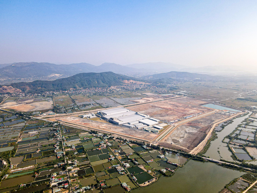 KCN Sông Khoai của Tập đoàn Amata tại KKT ven biển Quảng Yên là nơi được Foxconn chọn để đầu tư xây dựng 2 nhà máy mới tại Việt Nam.