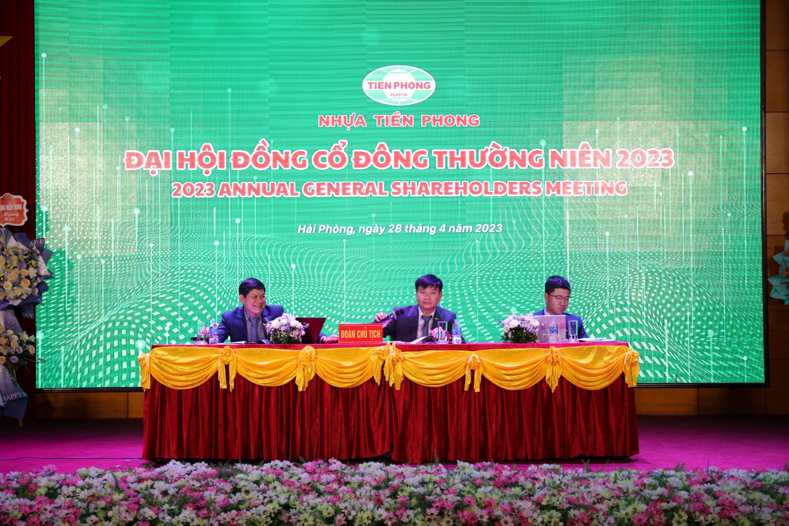 Ngày 28.4, Nhựa Tiền Phong tổ chức kỳ họp ĐHĐCĐ thường niên năm 2023