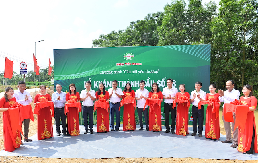 Sáng ngày 6/6, Nhựa Tiền Phong đã tổ chức lễ khánh thành 