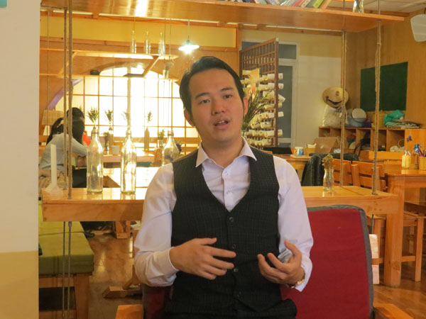 Giám đốc Lozi Phạm Quang Huy trao đổi với phóng viên Báo Đầu tư về các Dự án sắp tới của Lozi