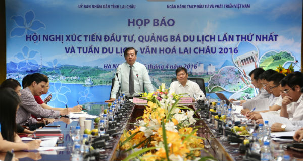 Họp báo về Hội nghị xúc tiến đầu tư và quảng bá du lịch Lai Châu lần thứ nhất