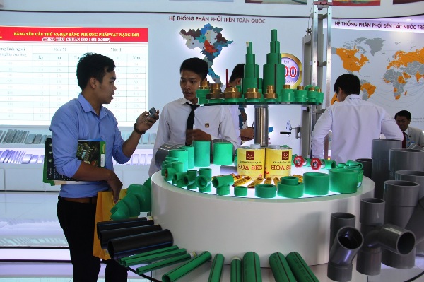 Sản phẩm ống nhựa Hoa Sen chính thức được giới thiệu ra thị trường miền Bắc