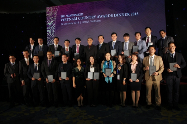 Những ngân hàng thắng giải trong sự kiện thường niên The Asian Banker Vietnam Country Awards của TAB