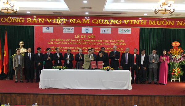 Liên minh HTX Việt Nam và Tổng giám đốc BACA Bank ký thỏa thuận hợp tác
