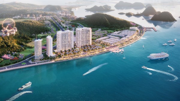 Dự án căn hộ nghỉ dưỡng cao cấp của Chủ đầu tư DOJILAND tại số 1 Bến Đoan, phường Hồng Gai, TP. Hạ Long
