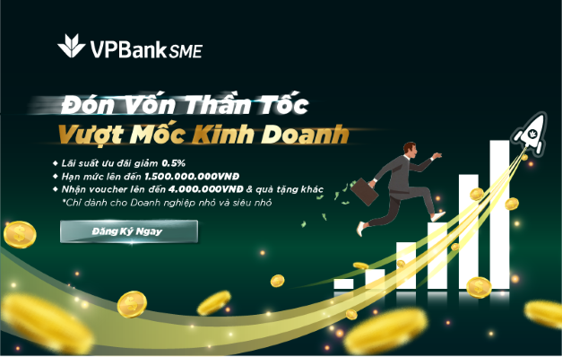 Giải pháp tài chính hấp dẫn từ VPBank dành cho cộng đồng doanh nghiệp nhỏ