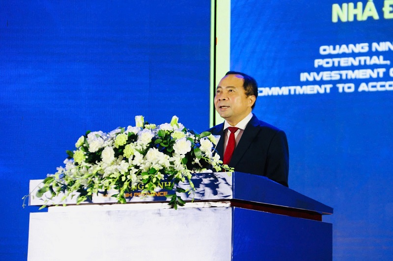 Ông Vũ Hải Quân, Thứ trưởng Thường trực Bộ Khoa học và Công nghệ chia sẻ tại hội thảo. Ảnh Tiến Dũng