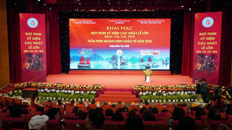 Tuần phim Quảng Ninh ch&agrave;o h&egrave; v&agrave; Khai mạc Đợt phim kỷ niệm  c&aacute;c ng&agrave;y lễ lớn năm 2026