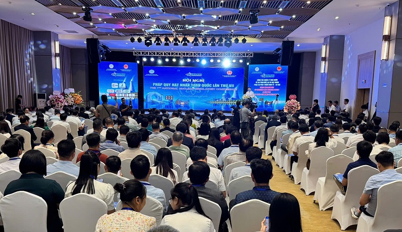 Quang cảnh Hội nghị Pháp quy hạt nhân toàn quốc lần thứ VII. Ảnh T.D