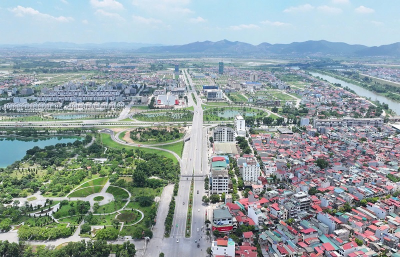 Quang cảnh hạ tầng giao th&ocirc;ng, đ&ocirc; thị Bắc Ninh. Ảnh C
