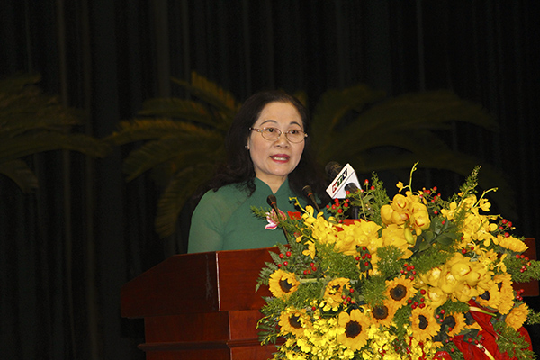 Bà Nguyễn Thị Lệ, Chủ tịch HĐND TP.HCM (ảnh: Trọng Tín)