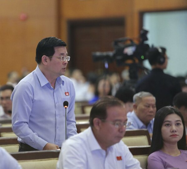 Ông Nguyễn Toàn Thắng, Giám đốc Sở Tài nguyên - Môi trường TP.HCM (ảnh: Trọng Tín)