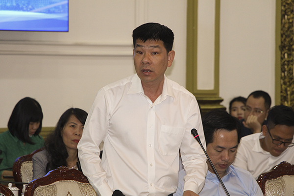 Ông Lê Hữu Nghĩa, Giám đốc Công ty Lê Thành (ảnh: Trọng Tín)