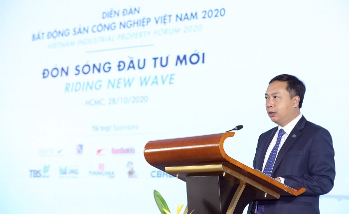 Ông Lê Trọng Minh, Tổng biên tập Báo Đầu tư phát biểu tại hội thảo (ảnh: Lê Toàn)