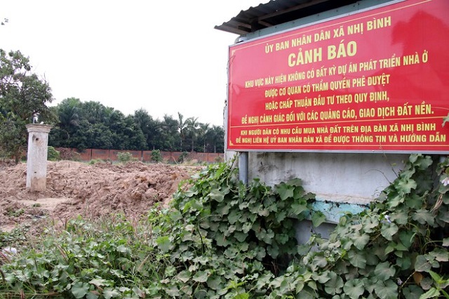 Cảnh báo một Dự án phân lô bán nền trên địa bàn huyện Hóc Môn.