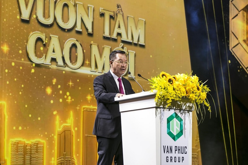 Ảnh 2: Ông Phạm Văn Đường, Chủ tịch HĐQT Van Phuc Group phát biểu khai mạc sự kiện - Ảnh: TT