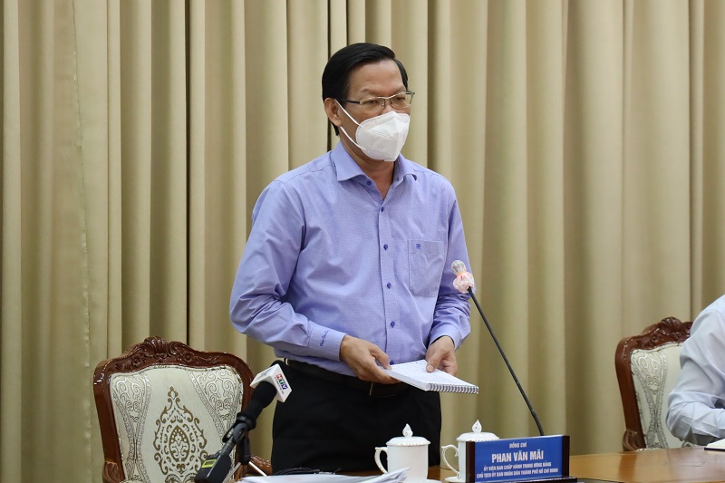 Ông Phan Văn Mãi, Chủ tịch UBND TP.HCM (ảnh: TTBC)
