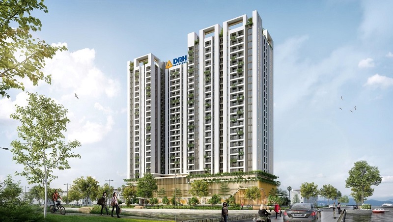 Dự án Aurora dự kiến bàn giao vào quý III/2022, mang về cho DRH Holdings 730 tỷ đồng doanh thu. Ảnh phối cảnh