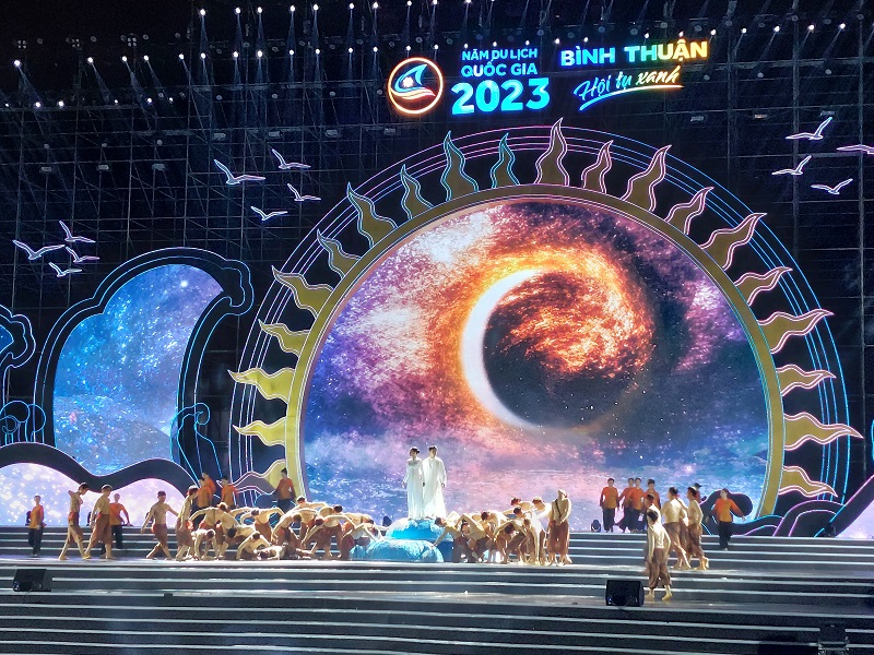 Tổng duyệt khai mạc chương trình Năm du lịch Quốc gia 2023.