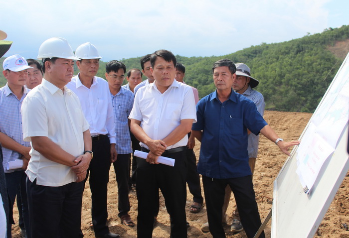 Trần Quốc Nam, Chủ tịch UBND tỉnh kiểm tra tiến độ Công trình Hồ chứa nước Sông Than