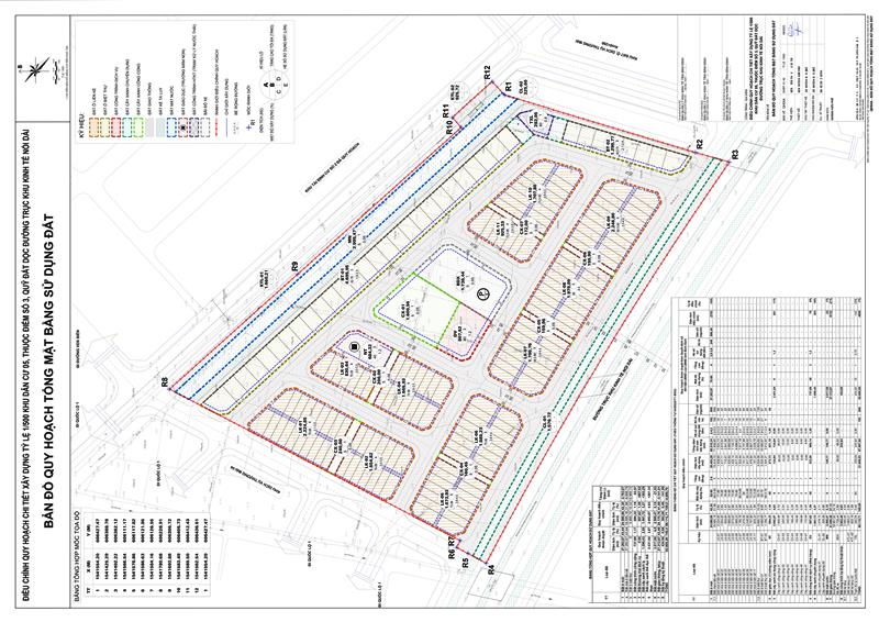 Quy hoạch Dự án Khu dân cư 05 thuộc Điểm số 3