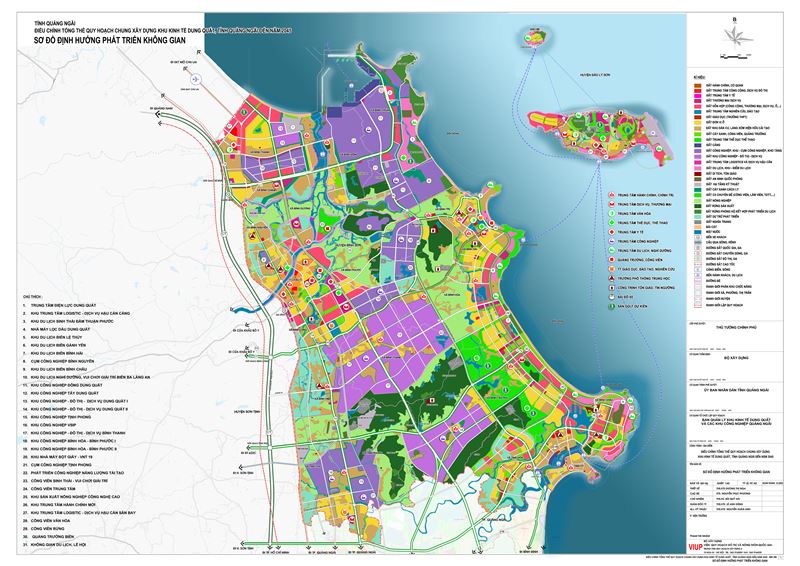 Quy hoạch chung xây dựng Khu kinh tế Dung Quất, tỉnh Quảng Ngãi đến năm 2045.