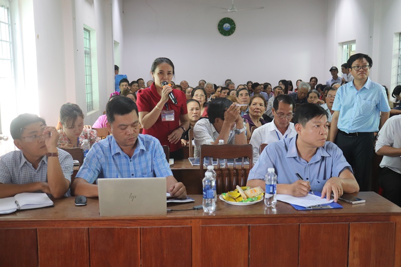 Phú Yên tổ chức lấy ý kiến cộng đồng dân cư liên quan đến  Đồ án Quy hoạch phân khu xây dựng tỷ lệ 1/2.000 Khu công nghiệp Hòa Tâm vào ngày 14/3/2024. Ảnh: Thế Bình.