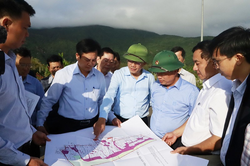 Lãnh đạo tỉnh Bình Định kiểm tra  kiểm tra Dự án Khu nghỉ dưỡng, điều dưỡng và phục hồi chức năng.