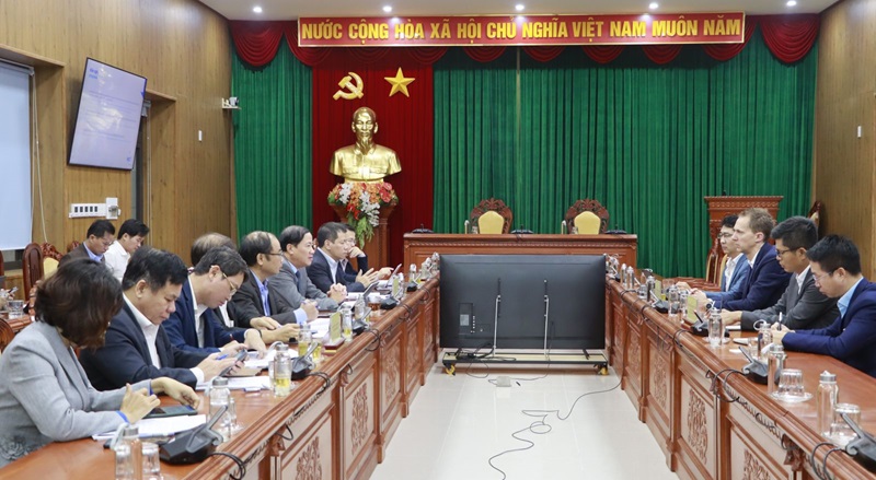 đoàn công tác của Tập đoàn WPD làm việc với UBND tỉnh Bình Định vào ngày 16/1/2025 liên quan đến  Dự án nhà máy điện gió tại xã Vĩnh Thuận, huyện Vĩnh Thạnh.