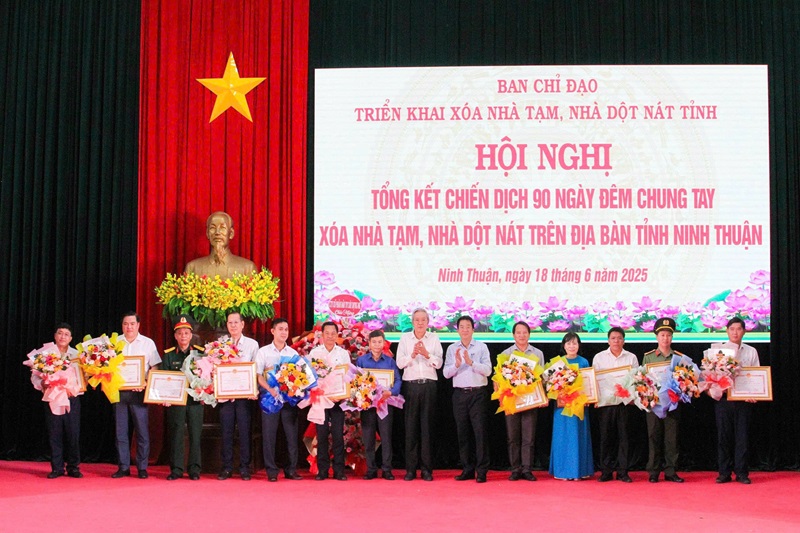 Nhiều doanh nghiệp đã có đóng góp với chương trình xóa nhà tạm, nhà dột nát tại tỉnh Ninh Thuận được ghi nhận, biểu dương.