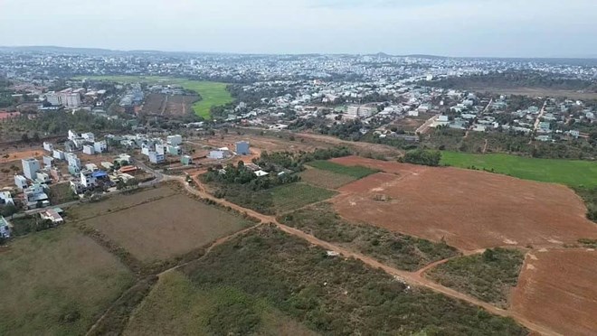 Dự &aacute;n Khu đ&ocirc; thị CK54 được định hướng l&agrave; đ&ocirc; thị sinh th&aacute;i, khu đ&ocirc; thị th&ocirc;ng minh tại phường Pleiku. Ảnh: Thanh Tuấn.